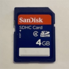 SanDisk SDHC Memory Card 4GB Class 4 High Capacity Universal SDSDB-4096-E11
