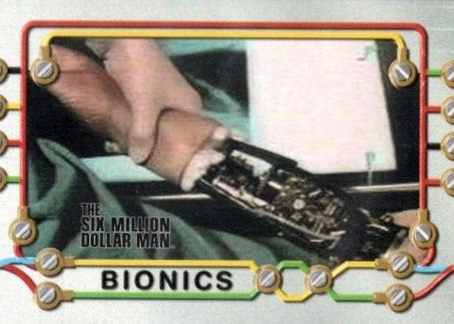 SIX MILLION DOLLAR MAN MOVIES BIONIC CARDS BI TO B3 BY RITTENHOUSE - Image 3 of 4