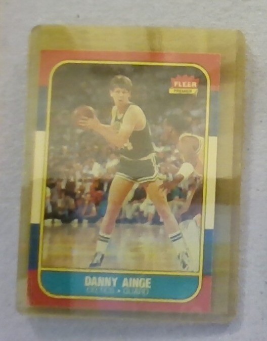 1986-87 Fleer #4 Danny Ainge ROOKIE RC Basketball Card NBA 86-87