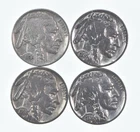 Buffalo Nickels Sharp Horn XF/AU - 1936 1936 1936 1936 Lot Collection *547
