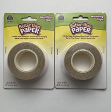 Lot of 2 Teacher Created Resources Better Than Paper Mounting Tape 2-Sided Tape