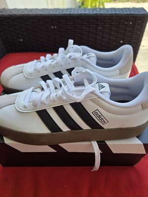Adidas VL Court 3.0 White Black Men's Lifestyle Casual Sneakers Shoes ID6285 NEW