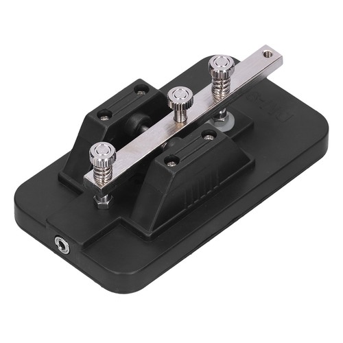 Morse Code Key Telegraph Tapper Manual CW Practice Tool Trainer z brzęczykiem - Zdjęcie 12 z 22
