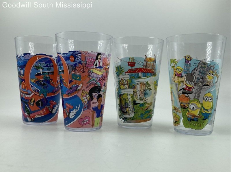 McDonald’s Collectors Plastic Cup Lot 4