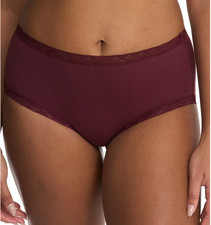 Natori SMALL Bliss Full Brief Panty 755058 Royal Fig ---NWT TAGS---