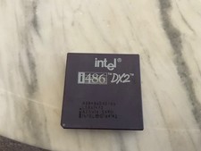 NEW Intel 486 DX2 66MHZ A80486DX2 SX645 SX911 i486 CPU Processor Vintage Rare