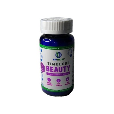 BioTrust Timeless Beauty Advanced Beauty Booster 30 Veggie Capsules BB 2/26