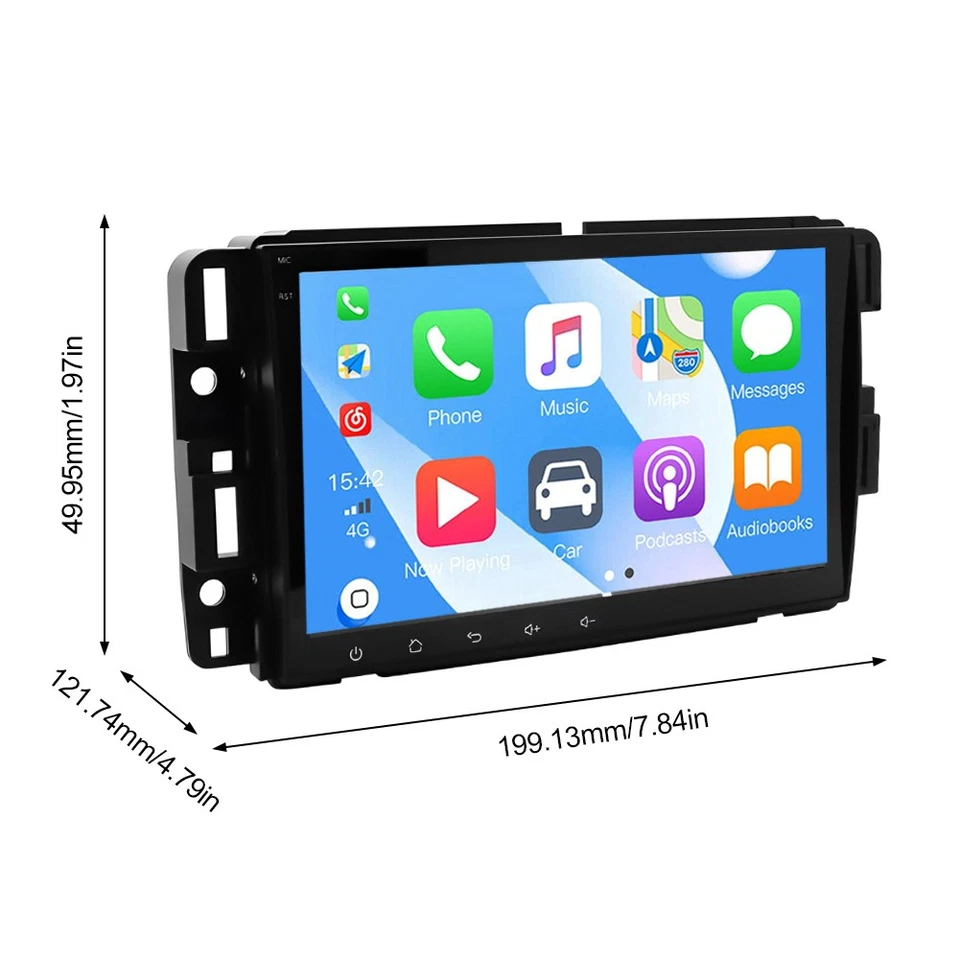 Radio estéreo para automóvil Chevrolet Traverse Android 15 Carplay 2009-2012 GPS 2+32G Foto 4 de 4