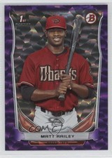 2014 Bowman Draft Purple Ice 84/99 Matt Railey #DP95 0w7
