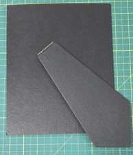 11"x14" Cardboard Easels Black Leatherette With 1" Offset - Lot Of 3