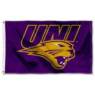 #ad Northern Iowa Panthers UNI Logo Flag Large 3x5 $32.95