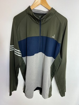 Adidas Sweatshirt Competition 1/2 zip | Men's | Green/Blue/Grey | XL |