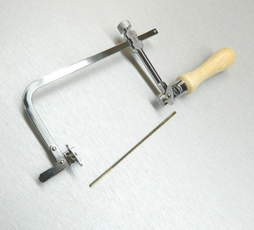Saw Frame Adjustable Jewelers & Craft 3" & 12pcs Saw Blades Jewelry Making Hobby - Picture 2 of 11