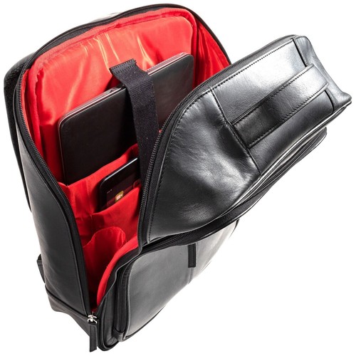 QUO VADIS 246757Q ZAINO RANGER NERO VERA PELLE BUFALO LAPTOP - Bild 2 von 2