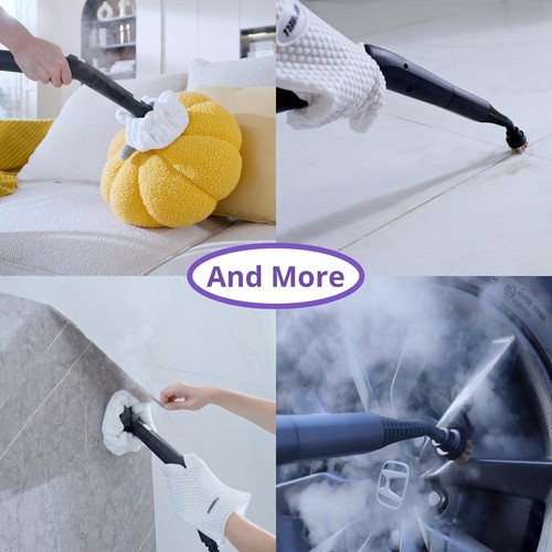 Rapid Heat-Up Steam Cleaner with Refill Anytime Feature - Perfect for Home & Car - Picture 9 of 9