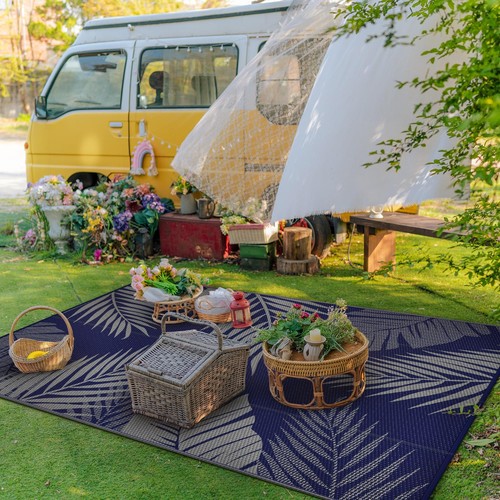 Outdoor Rug 5' x 8' Waterproof for Patios Clearance Reversible Outdoor Plasti... - Picture 3 of 6