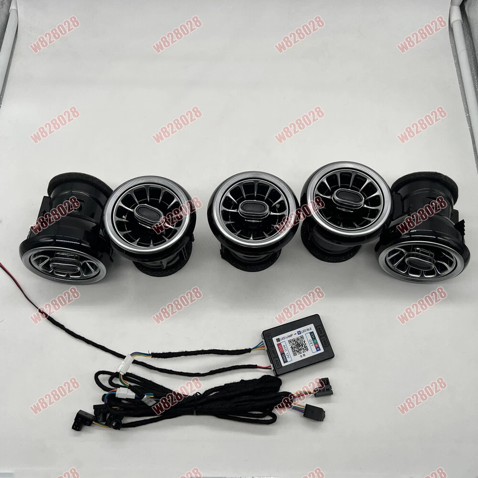 256 Colors APP Control Air Vent LED Ambient Light Decorative Lamp For Audi TT RS Foto 3 de 4