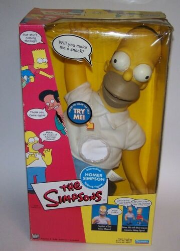 Figura parlante interactiva de Homero Simpson 15" de alto nueva en caja - Imagen 1 de 5