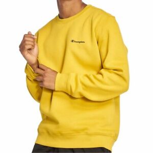 champion hoodie yellow mens