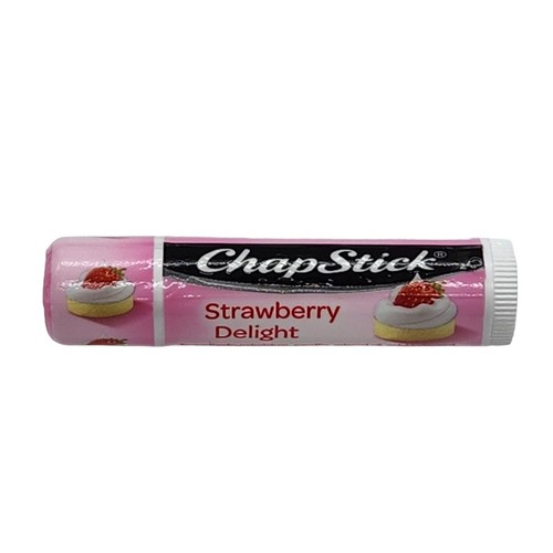 Bálsamo labial Chapstick Strawberry Delight, lote de 2 tubos, 0,15 onzas, sellado - Imagen 3 de 4