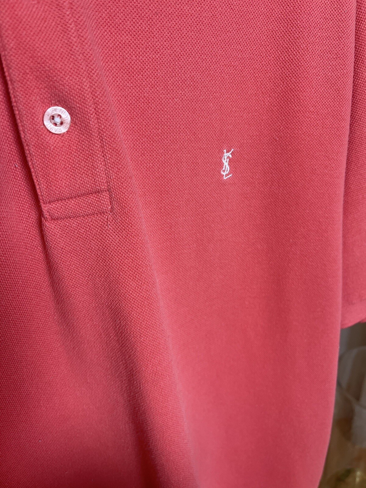 ysl yves saint laurent t shirt polo taglia L