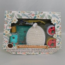 Relax  Un-Wine Body Care Gift Set Body Butter Candle Body Wash Corkscrew 7348