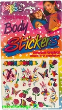 Vintage Lisa Frank Bunny Ballerinas Body Sticker Sheet