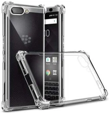 AMZER TPU Bumper Soft Back Phone Cover Skin Case for Blackberry KEY2 - Clear