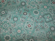 Wet Nose Designs SAFETY BREAK AWAY Dog Collar Aqua & Gray Bandana Western