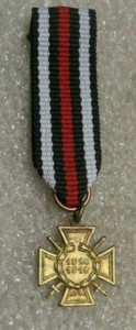 German Cross of Honor,Hindenburg Cross WW1 mini size medal