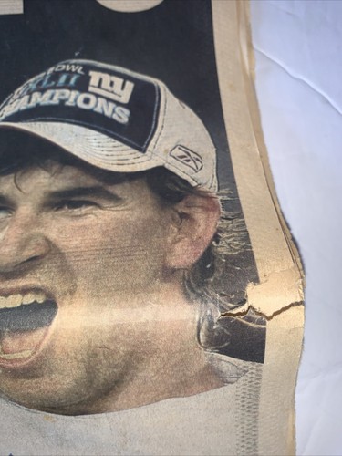 Newark Star Ledger Newspaper 2-4-08 Giants Super Bowl XLII Champs BONUS NY POST - Picture 5 of 22
