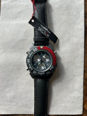 SECTOR No Limits Divers Watch NEW Excellent Condition  Leather Band