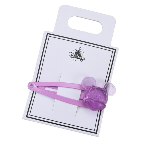 Mickey Mouse Hairpin Three Pin Purple Face Purple Disney Store Japan New Ebay
