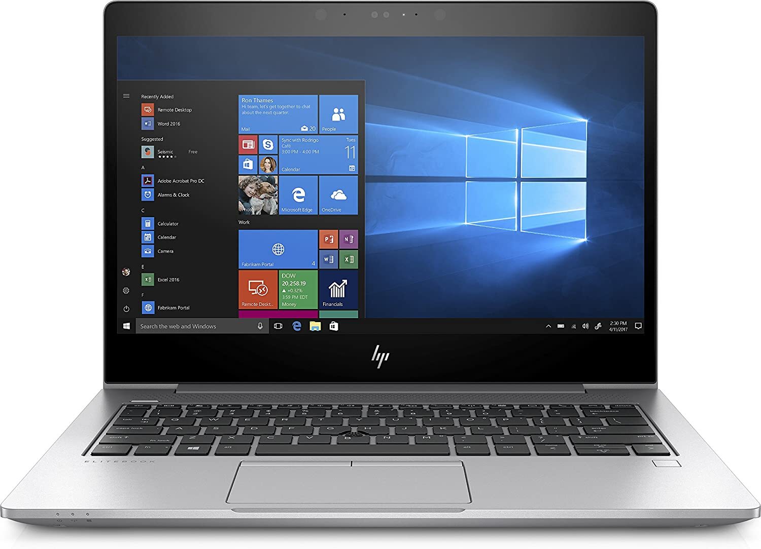 HP EliteBook 830 G5 i5-7200U 13.3" FHD Webcam Windows 10 Pro DE