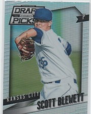 2014 Prizm Perennial Draft Picks PRIZM #77 Scott Blewett Kansas City Royal RC 14
