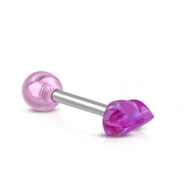 Edelstahl Piercing Tragus Cartilage Barbell G-1,2mm Ohr Stainless steel y-inz644