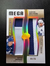 2023-24 Premier Mega Patch Auston Matthews / Mitch Marner 8/25 #PM2-MM