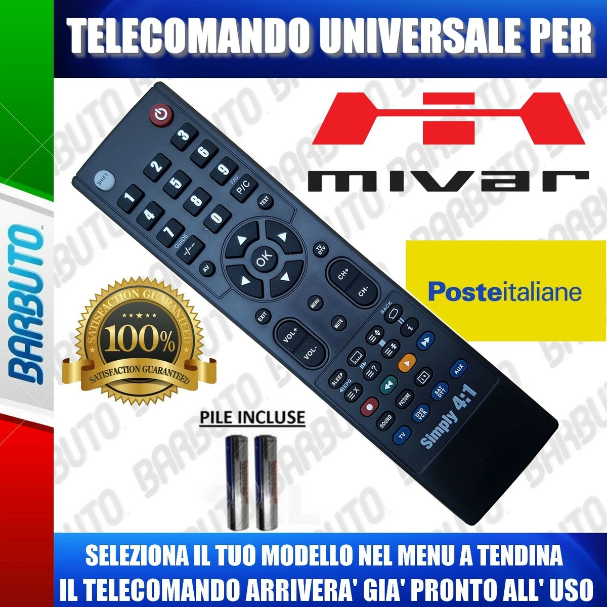 RM-Series Telecomando di ricambio per MIVAR 32M2