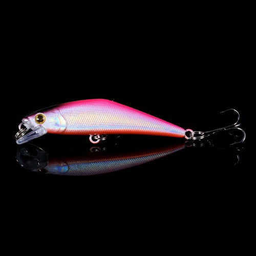 20 Couleur Leurre Poisson Nageur Minnow Swimbait Pêche 6.8CM 5.2G perche truite - Photo 5/31