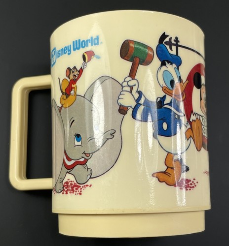 Walt Disney World Plastic Cup Dumbo Donald Mickey Mouse Club Minnie 269 NJ - Picture 2 of 24