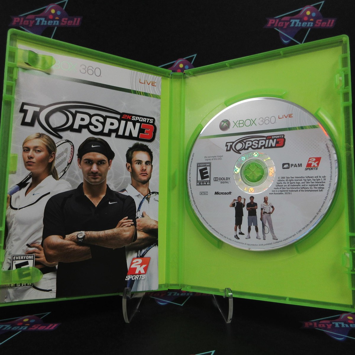(未使用･未開封品)　トップスピン3 - Xbox360 ar3p5n1 Top Spin 3 Xbox 360 - Complete CIB | eBay