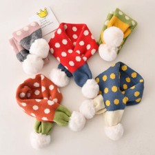 Kids Cute Toddler Thick Warm Neckerchief Outdoor Windproof Neck Warmer Bibs DIY