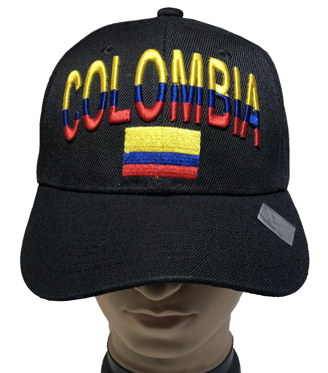 SOLD OUT COLOMBIA Flag Embroidered Adjustable Baseball Cap Hats LOT sold image 2