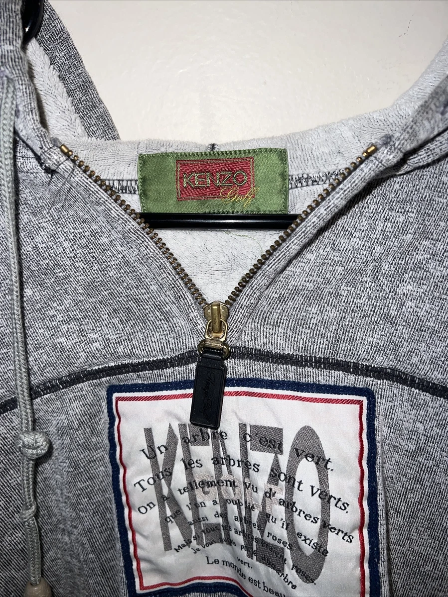 VINTAGE KENZO SWEATER KENZO GOLF Light Hoodie Size 1 eBay