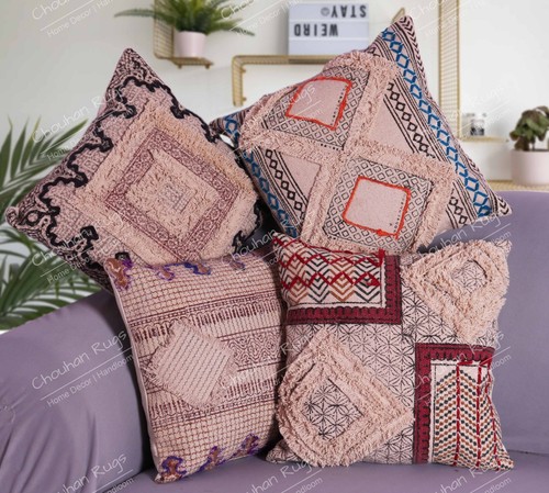 Throw Pillow Covers Set of 4 Sofa Decor Cushion Cases Christmas Decorative Cover