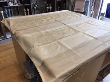 Gold Striped Fabric with Swarovski Crystals 1.5mt