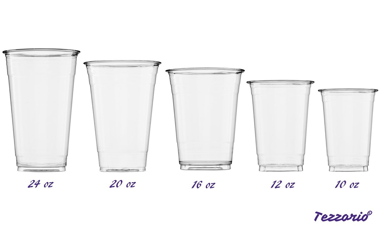 (1000 Sets) 20 oz Clear Plastic Cups with Lids and FREE Straws