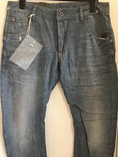 G-Star Jeans Arc 3D Slim Medium Aged Size W33 L32 - Picture 2 of 7