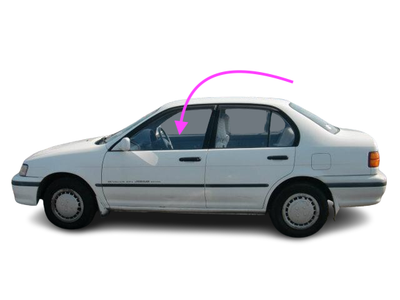 SpoilerKing Rear Window Roof Spoiler Fits: Acura Integra 1990-1993 3dr
