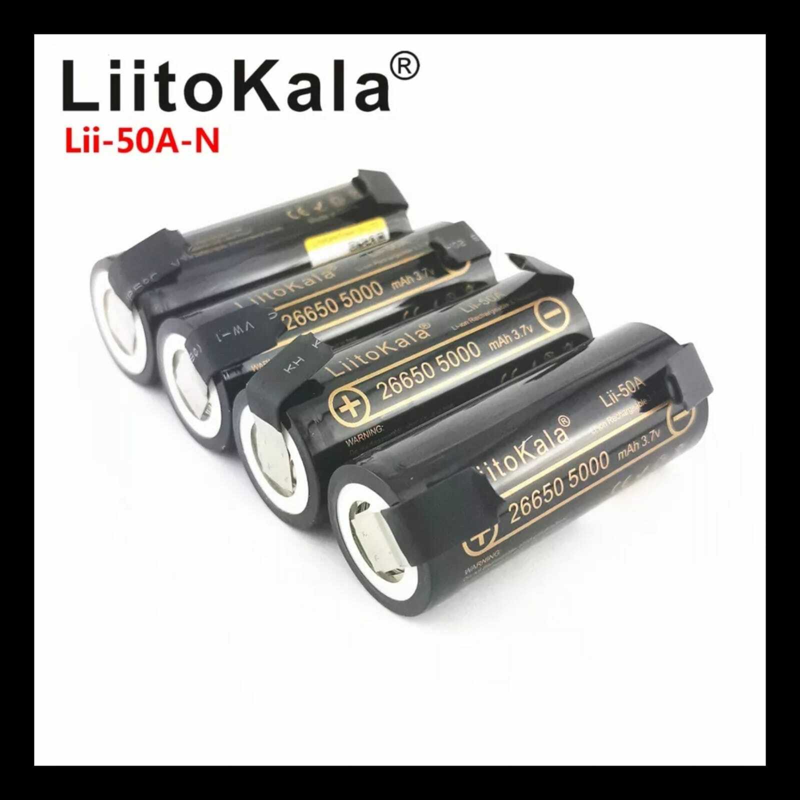 OEM 26650 Lithium Battery Cell 3.7V 5000mAh Rechargeable Li-ion Battery - Foto 10